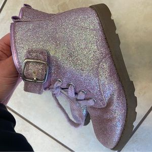 Carters Toddler Glitter Purple Boots